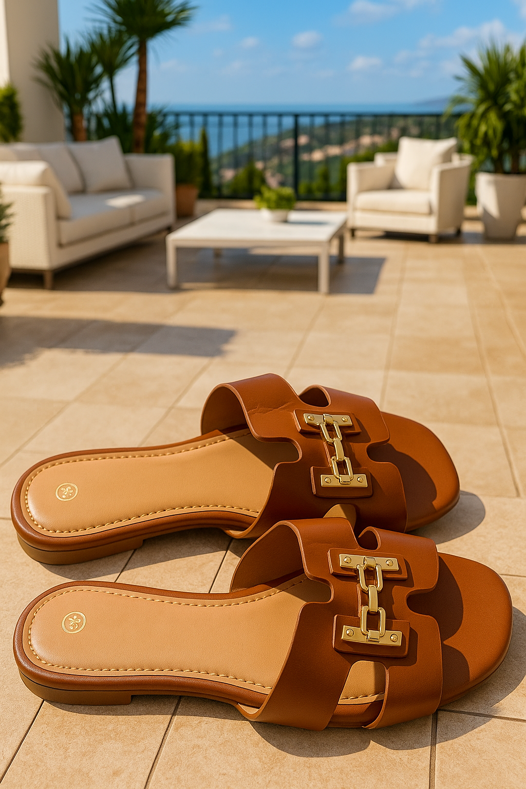 Claquettes élégantes